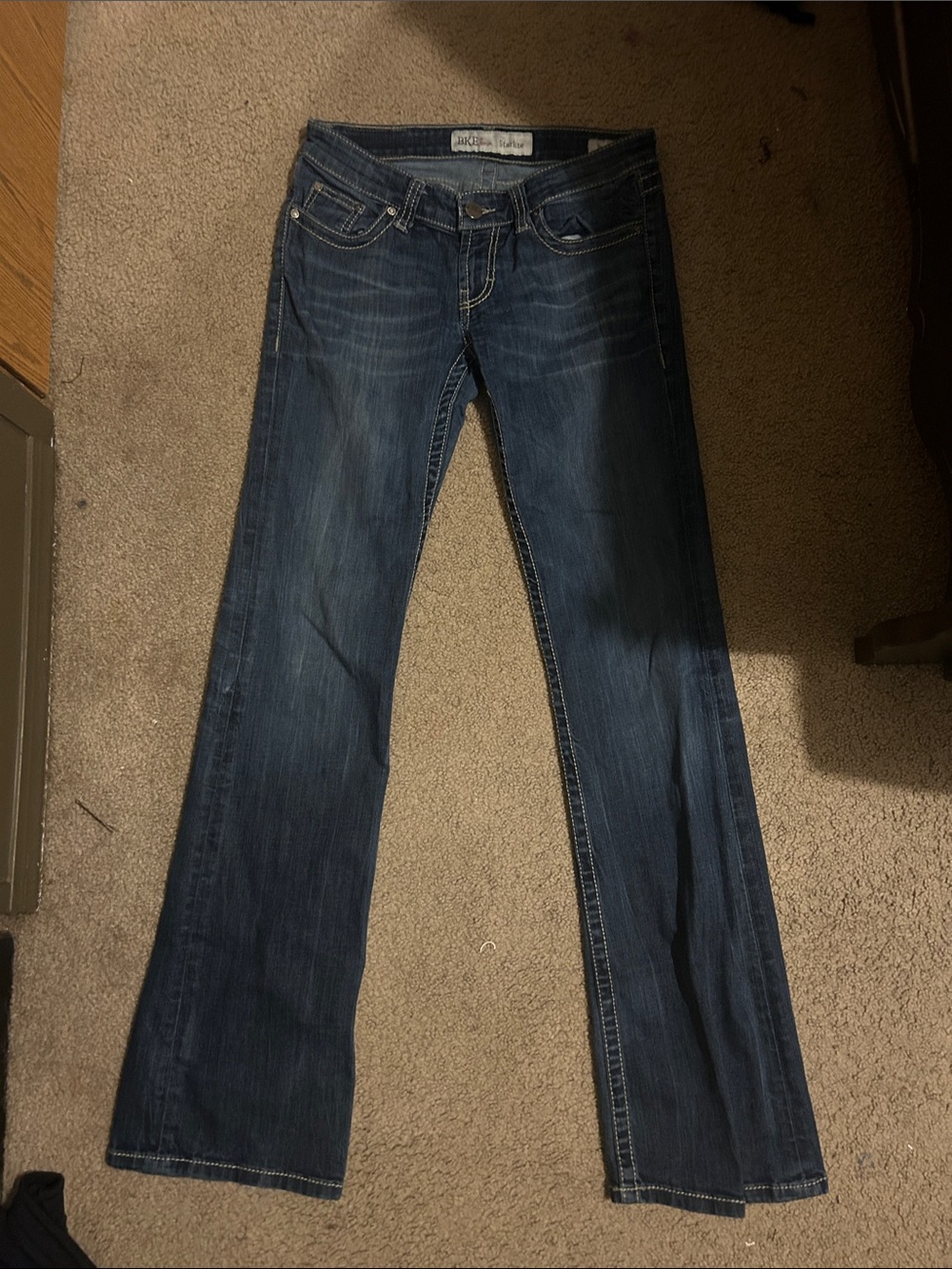 BKE Dark Blue Flare Jeans